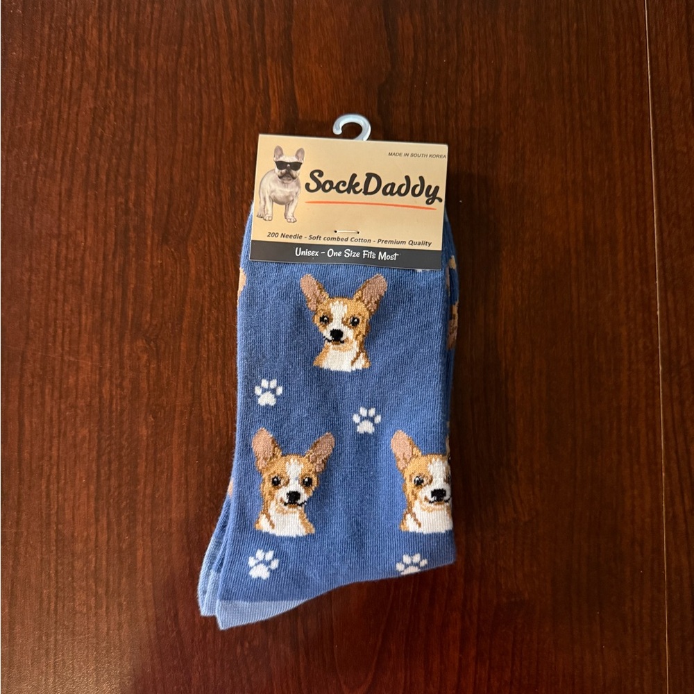 Blue Dog Socks